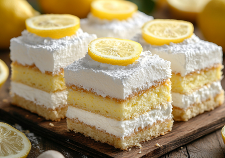 Десерт для похудения! Лимонный мини-торт с творожным кремом — вкуснота