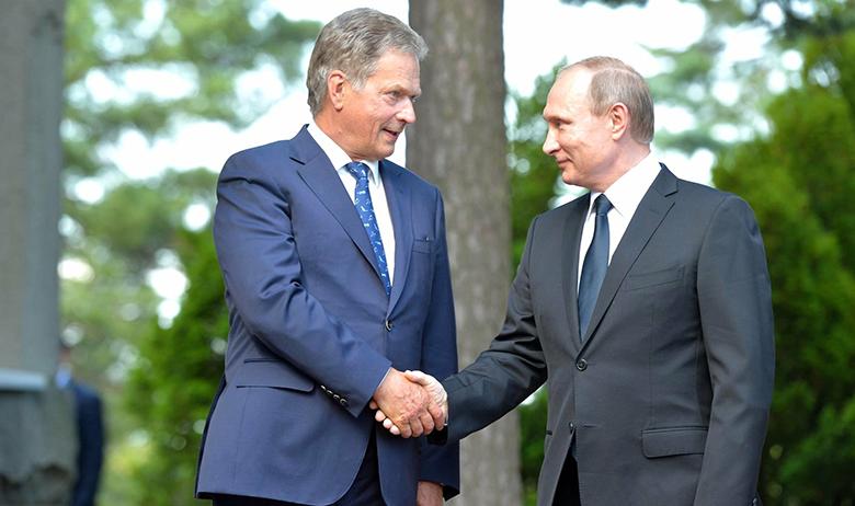 Саули Ниинистё и Владимир Путин
