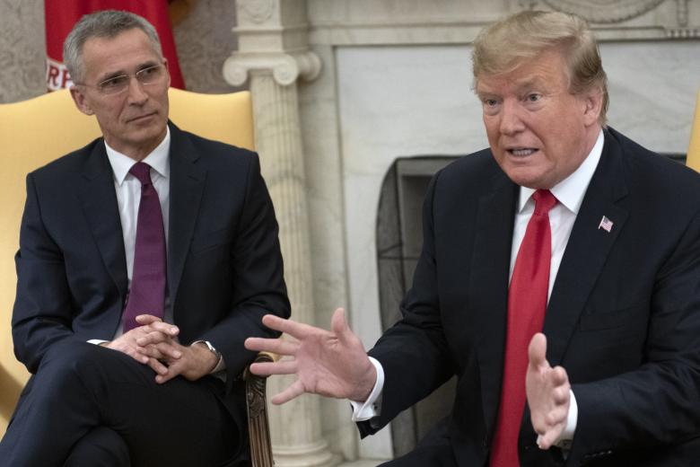 Йенс Столтенберг и Дональд Трамп