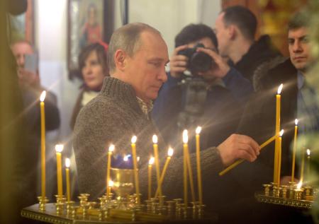 В Кремле рассказали о планах Путина посетить рождественское богослужение