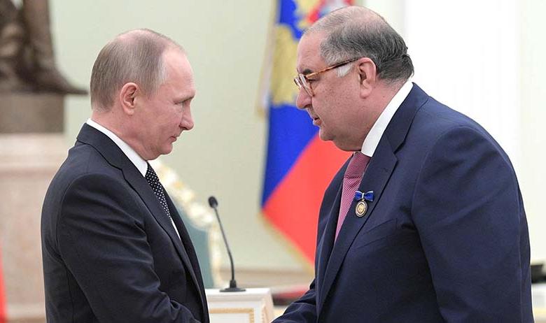 Владимир Путин и Алишер Усманов