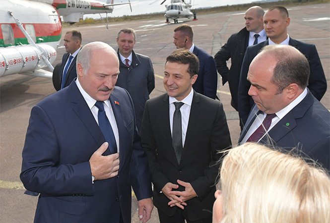 Александр Лукашенко и Владимир Зеленский