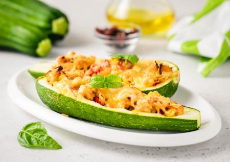 Лодочки из цукини! Вкуснее мяса — готовлю третий день, и не надоедают!