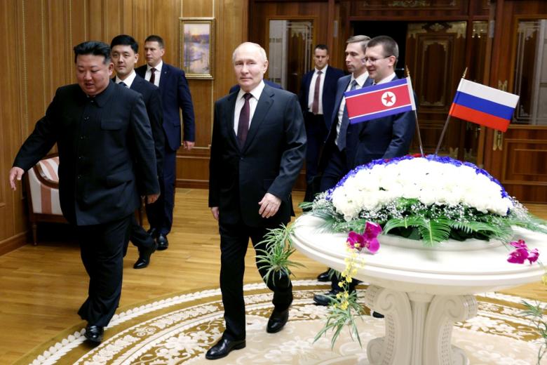 Ким Чен Ын, Владимир Путин