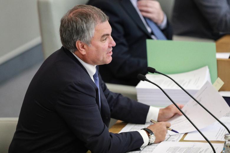 Председатель Госдумы Вячеслав Володин