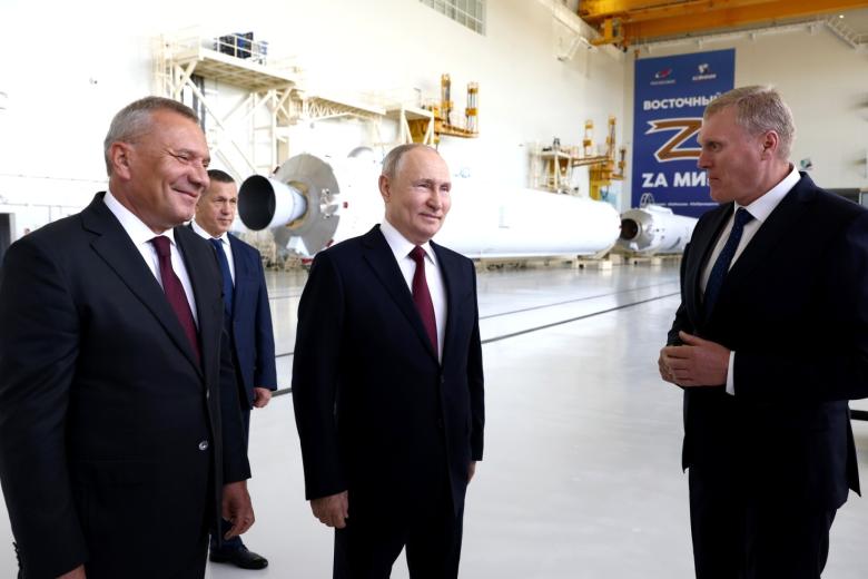 Владимир Путин на космодроме Восточный
