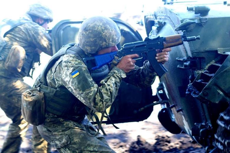 Солдаты Вооружённых сил Украины