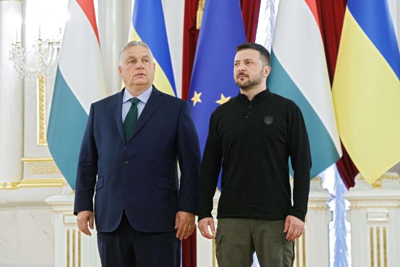 Виктор Орбан и Владимир Зеленский