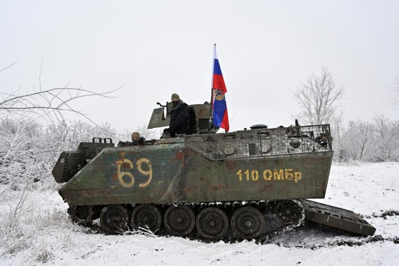 Американский бронетранспортер M113 110-й отдельной механизированной бригады ВСУ, захваченный под Артемовском