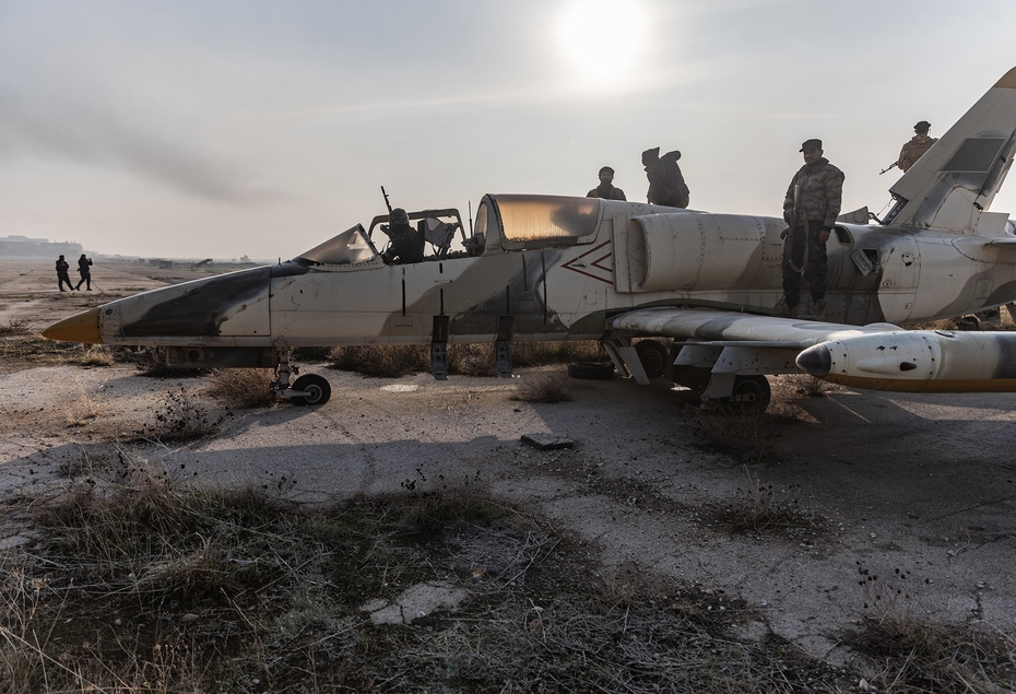 Сирийские боевики в Алеппо