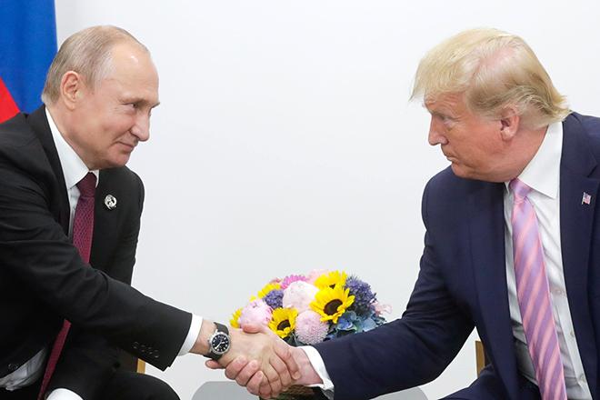 Владимир Путин и Дональд Трамп