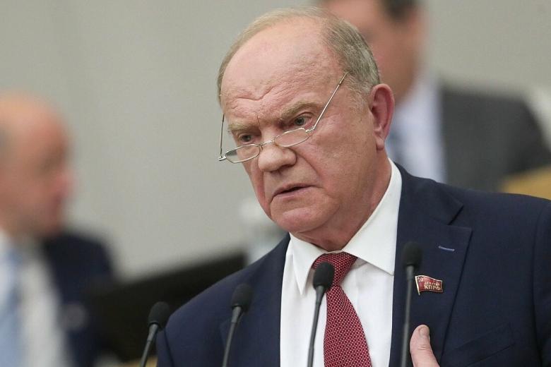 Председатель КПРФ Геннадий Зюганов