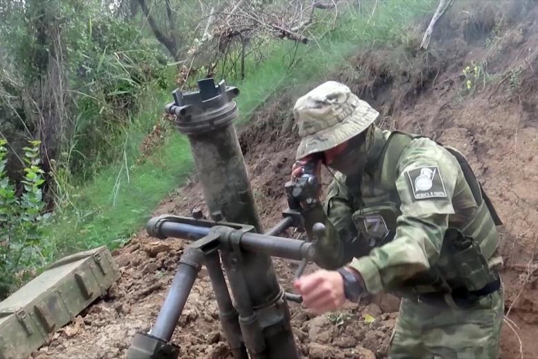 Военнослужащий РФ в зоне проведения СВО