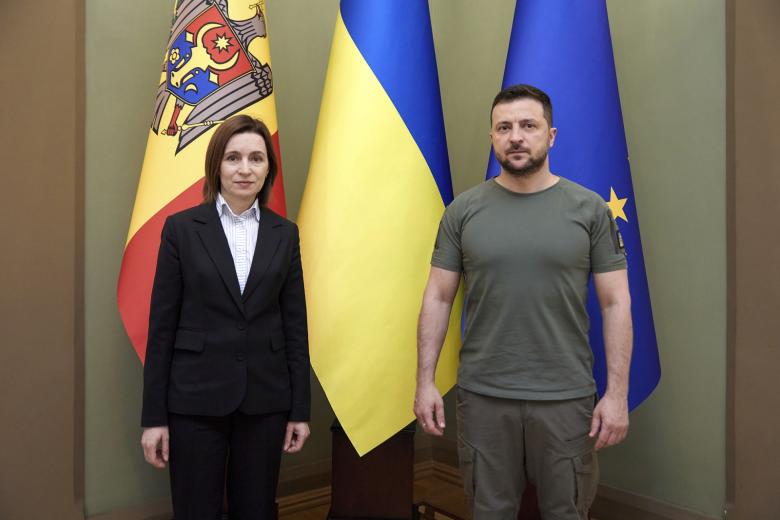 Майя Санду и Владимир Зеленский