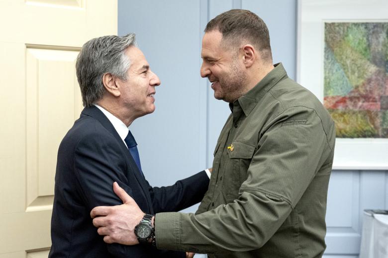 Энтони Блинкен и Андрей Ермак