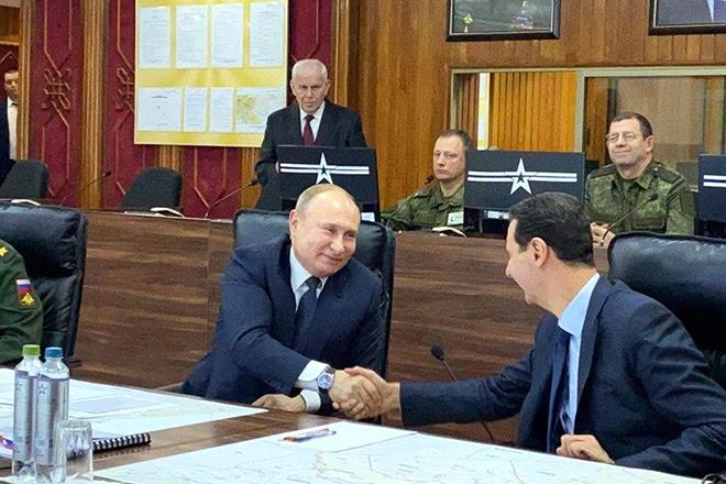 Владимир Путин и Башар Асад