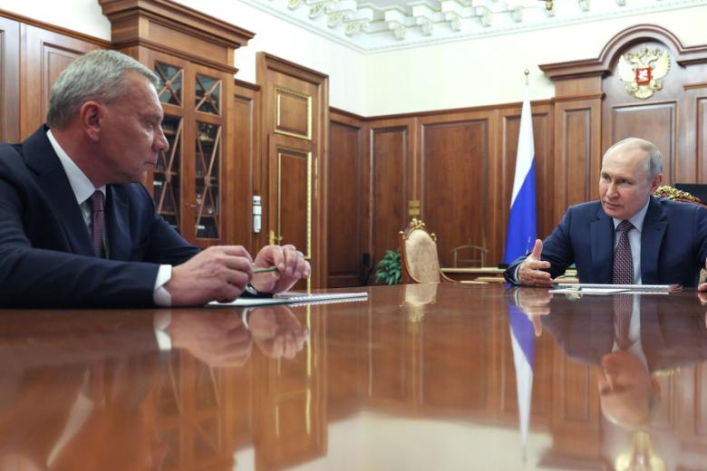 Юрий Борисов и Владимир Путин