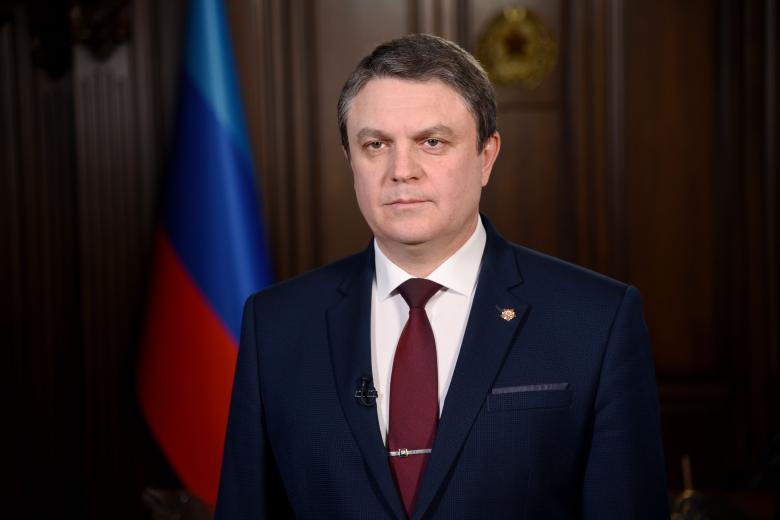 Глава самопровозглашённой Луганской народной республики (ЛНР) Леонид Пасечник