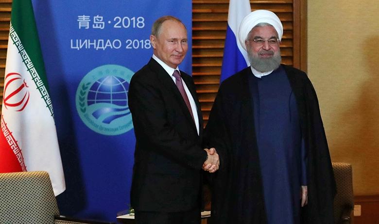 Владимир Путин и Хасан Рухани