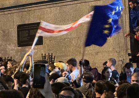 Грузинские депутаты снова подрались из-за законопроекта об иноагентах