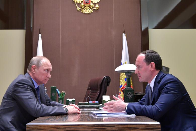 Владимир Путин и Павел Ливинский