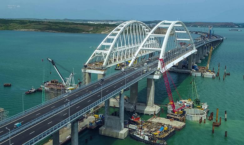 Строительство Крымского моста
