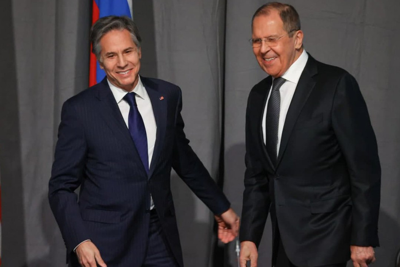 Энтони Блинкен и Сергей Лавров
