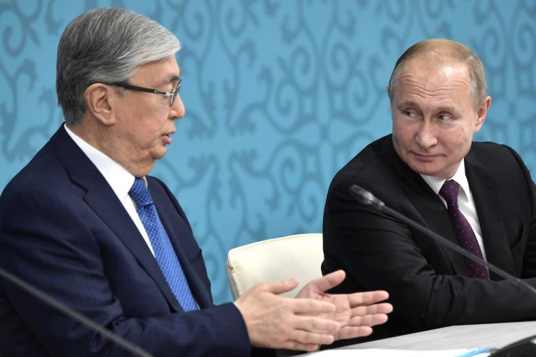 Касым-Жомарт Токаев и Владимир Путин