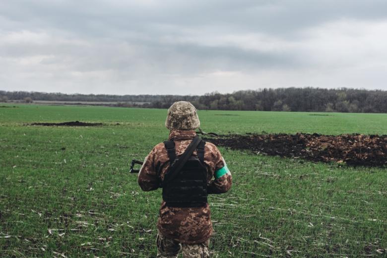 Украинский военнослужащий