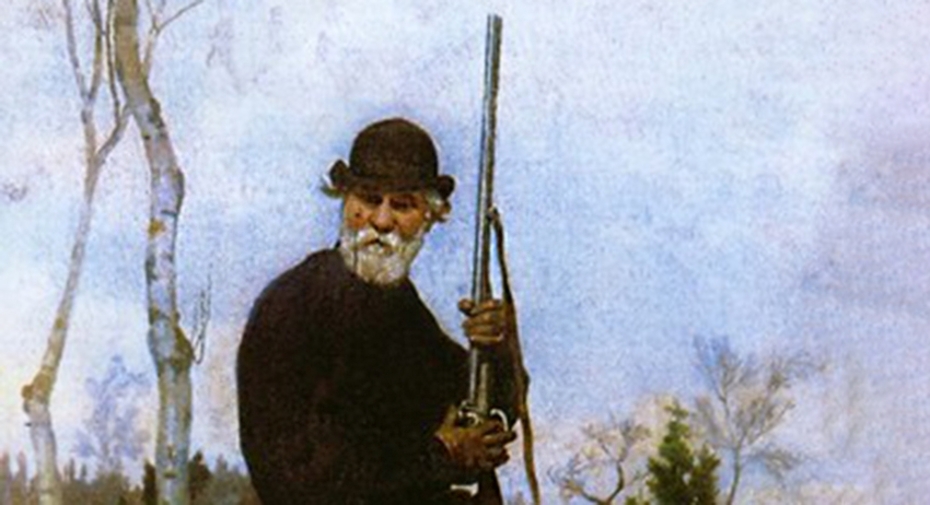 «И.С. Тургенев на охоте» (1879 год). Н.Д. Дмитриев-Оренбургский