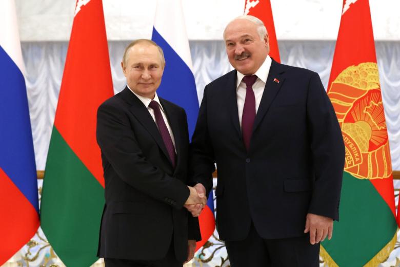 Владимир Путин и Александр Лукашенко