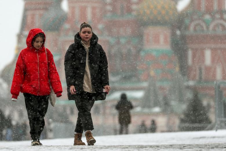 Снегопад в Москве