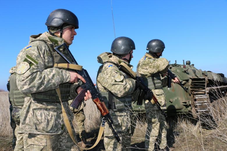Солдаты Вооруженных сил Украины