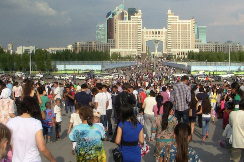 Центр столицы Казахстана Астаны 