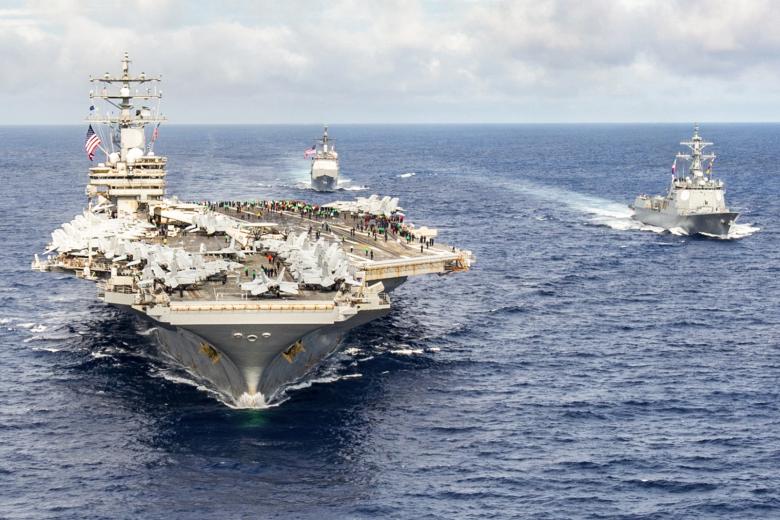 Авианосец ВМС США «Рональд Рейган» 