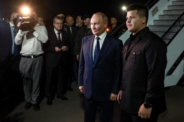 Владимир Путин и Адам Кадыров
