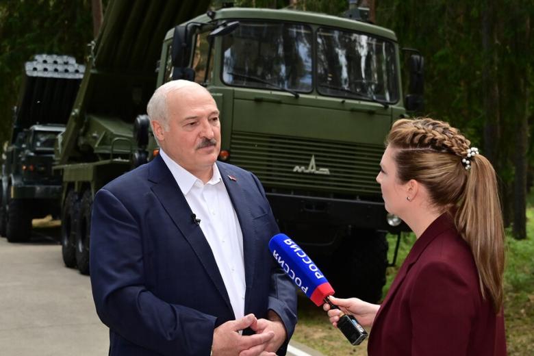 Президент Беларуси Александр Лукашенко 13 июня дал интервью телеканалу «Россия 1»