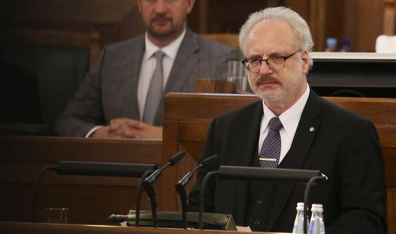 Президент Латвии Эгилс Левитс