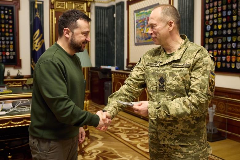 Владимир Зеленский и Александр Сырский