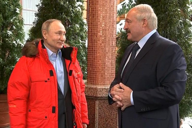 Владимир Путин и Александр Лукашенко