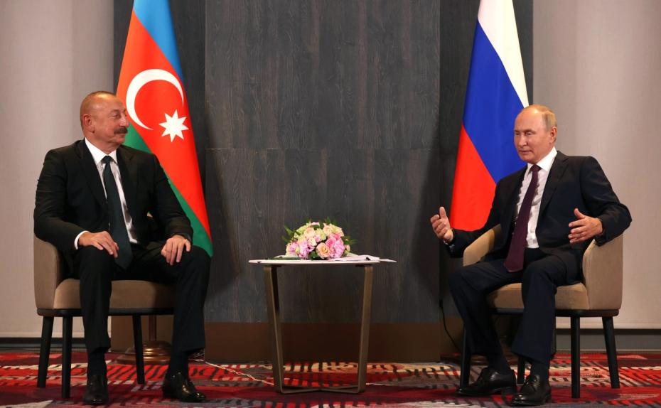 Ильхам Алиев, Владимир Путин