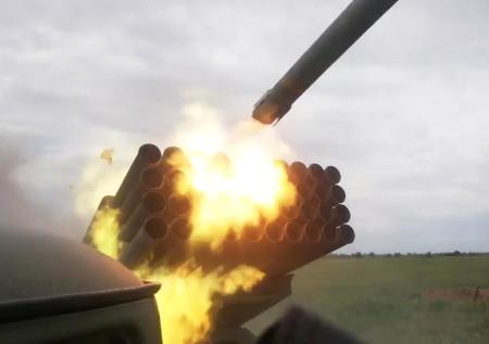 Российские военные уничтожили семь украинских установок РСЗО