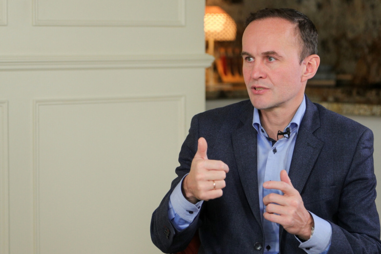 Российский космонавт Сергей Рязанский