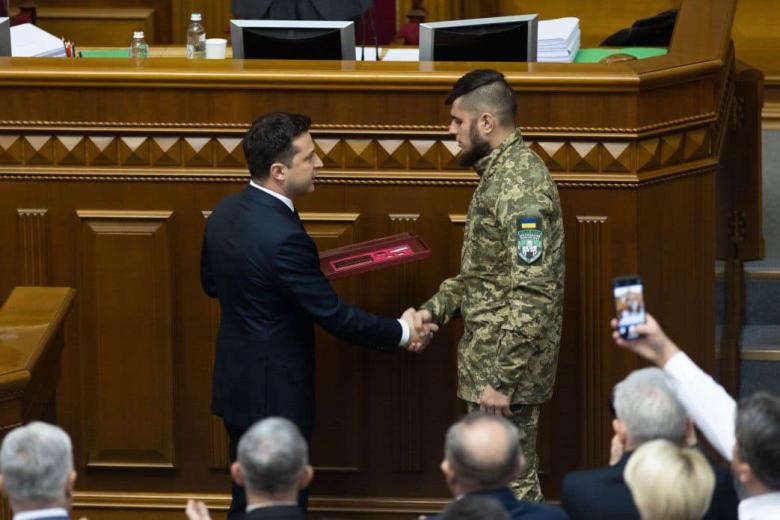 Президент Украины Владимир Зеленский и Дмитрий Коцюбайло