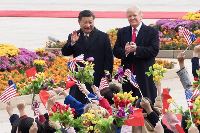 Си Цзиньпин и Дональд Трамп