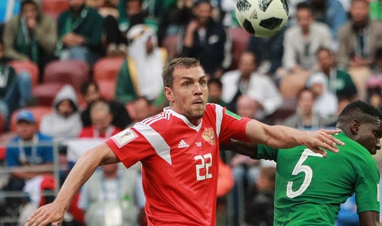 Игрок российской сборной Артем Дзюба