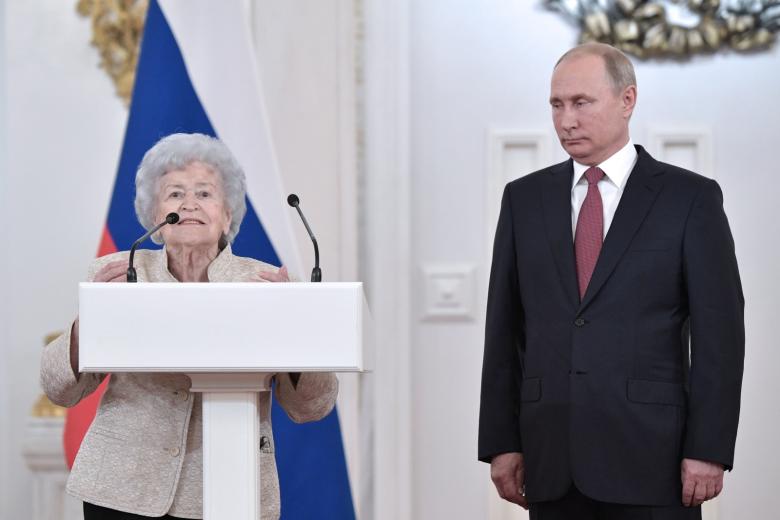 Владимир Путин и Ирина Антонова
