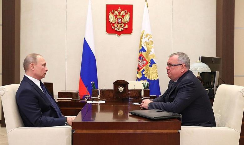 Встреча главы ВТБ Андрея Костина с президентом РФ Владимиром Путиным