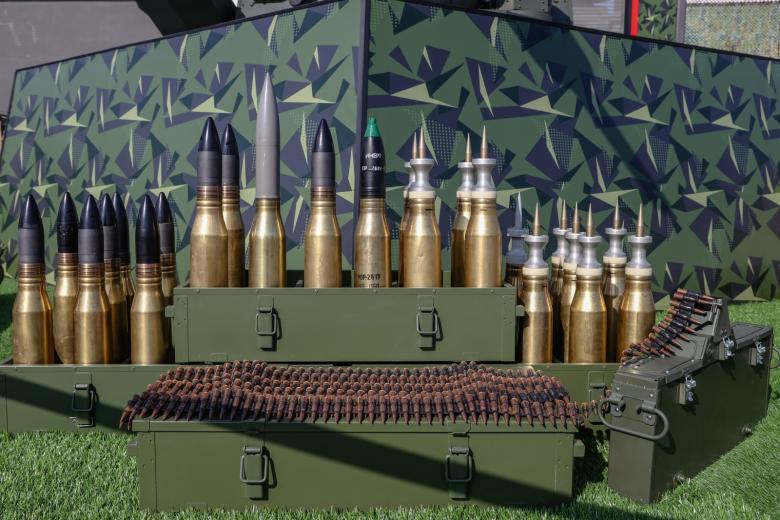 Боеприпасы на выставке вооружений в рамках Международного военно-технического форума «Армия-2022»