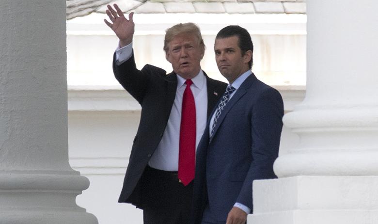 Дональд Трамп и его сын Дональд Трамп-младший
